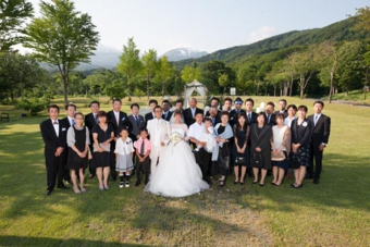 日本百名山『月山』の麓で誓う家族の幸せ　～にしかわ七夕ウェディング～