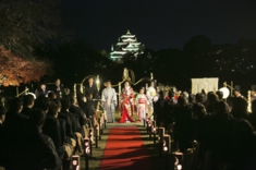 日本三大名園岡山後楽園　幻想庭園で家族を繋ぐ「結灯婚」
